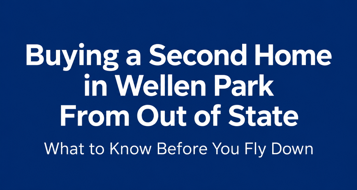Buying a second home in Wellen Park from out of state